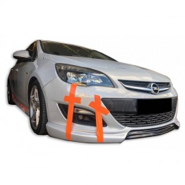 Opel Astra J Serisi Hatchback-Sedan (2013-2015) Makyajlı Ön Tampon Eki (Plastik)